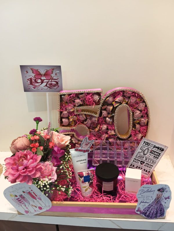 Growing and Glowing 50th Birthday Hamper