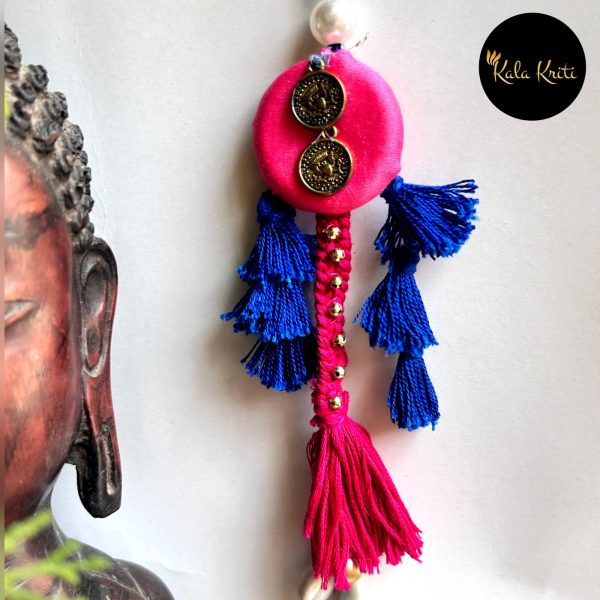 Handcrafted Lumba Rakhi – Grace & Tradition for Bhabhi - Image 3