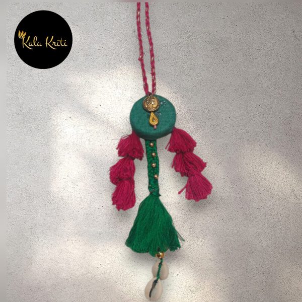 Handcrafted Lumba Rakhi – Grace & Tradition for Bhabhi - Image 2