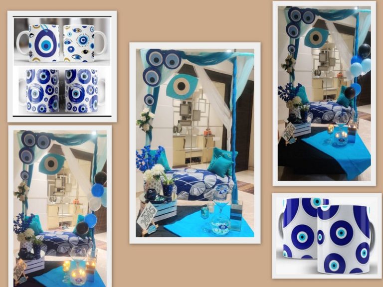 Evil Eye THemed Birthday Party Decoration ideas & services