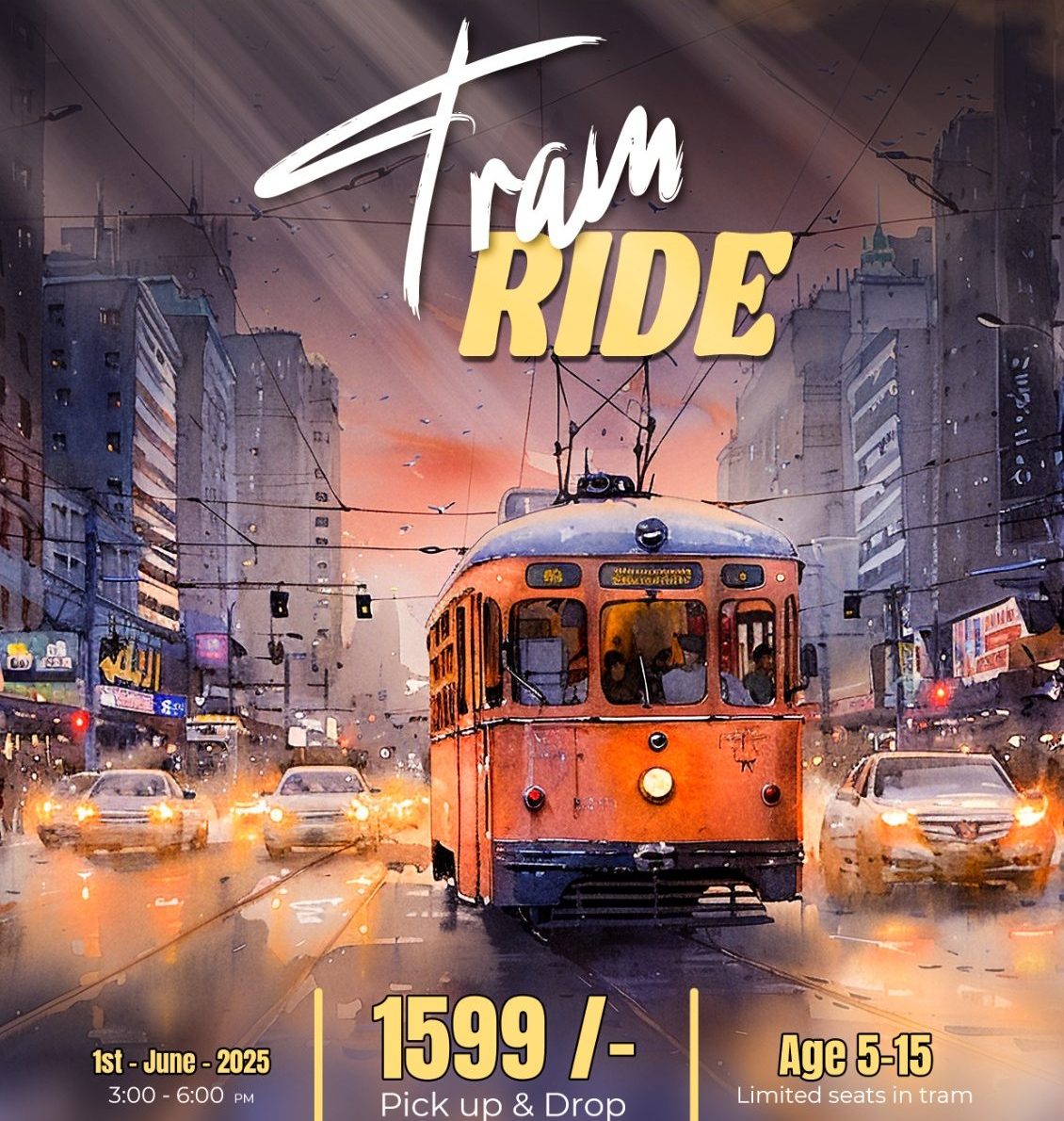 Kalakriti Kolkata Tram Ride Event Tickets