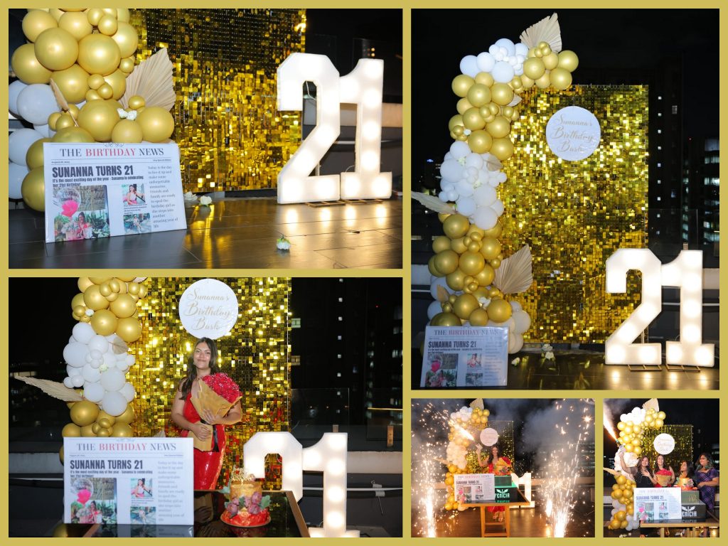 21st Birthday Party Decoration Services Kalakritievents in Kolkata