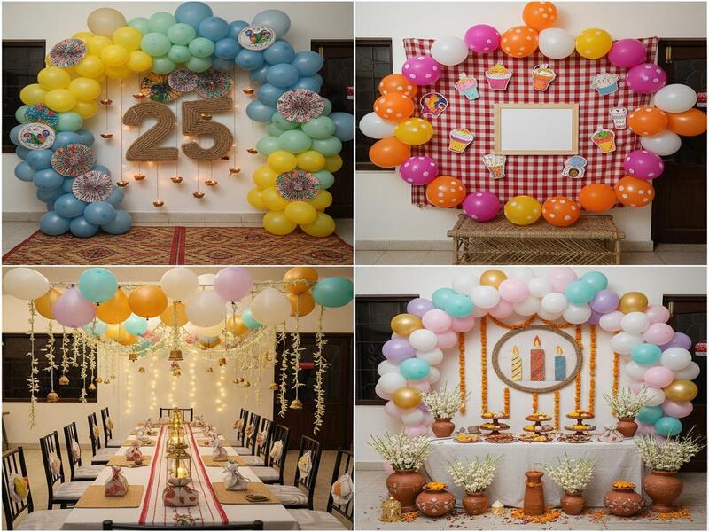 Birthday decorations creative theme ideas with balloons and personalised décor