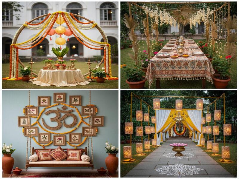 Name reveal ceremony decor showcasing personalised baby name celebration with elegant and warm design