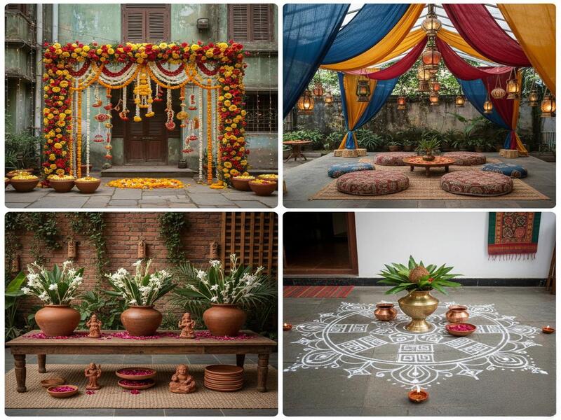 Creative party decorations setup for elegant celebration events