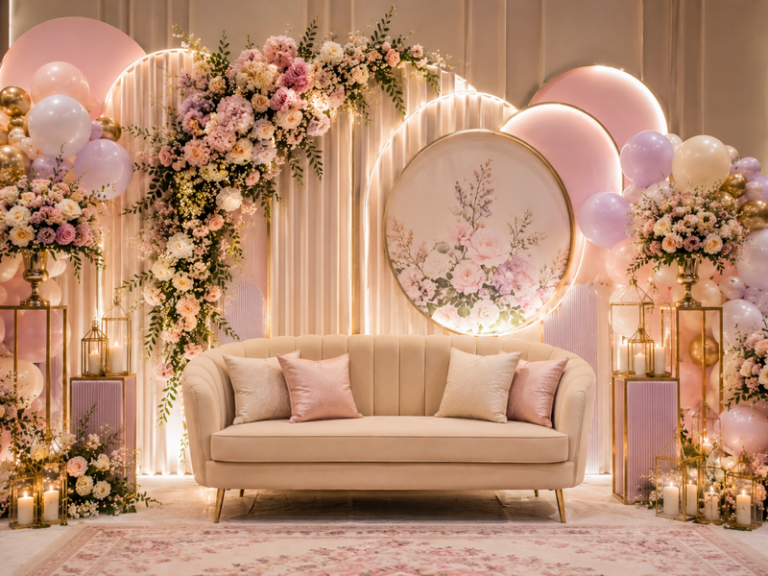 Pastel Floral Baby Shower Theme Ideas