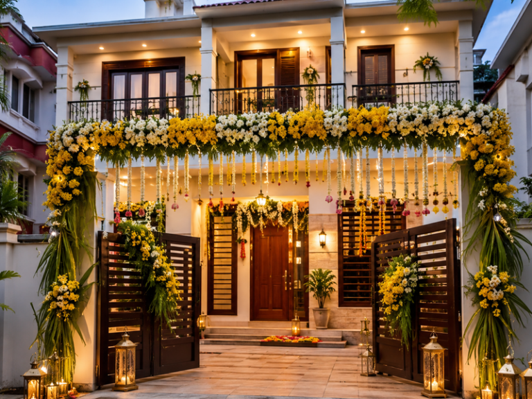 Traditional Griha Pravesh Decorations with a Modern Twist